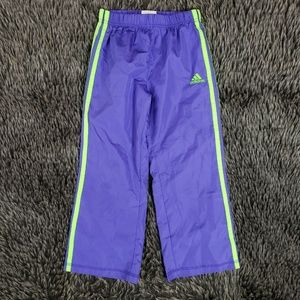 ADIDAS Kids Purple Track Pants